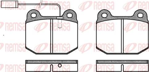 Kawe 0014 21 - Kit de plaquettes de frein, frein à disque cwaw.fr