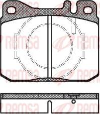 Kawe 0010 40 - Kit de plaquettes de frein, frein à disque cwaw.fr