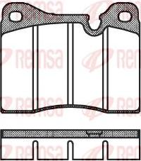 Kawe 0011 20 - Kit de plaquettes de frein, frein à disque cwaw.fr