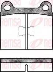 Kawe 0017 20 - Kit de plaquettes de frein, frein à disque cwaw.fr