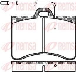 Kawe 0086 04 - Kit de plaquettes de frein, frein à disque cwaw.fr