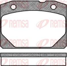 Kawe 0080 00 - Kit de plaquettes de frein, frein à disque cwaw.fr