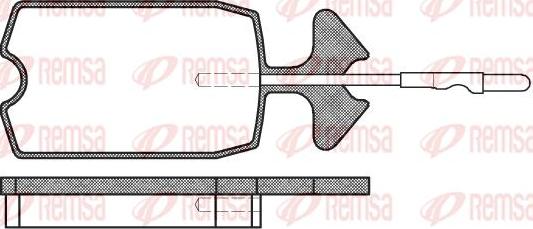 Kawe 0034 04 - Kit de plaquettes de frein, frein à disque cwaw.fr