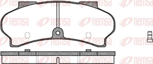 Kawe 0026 02 - Kit de plaquettes de frein, frein à disque cwaw.fr