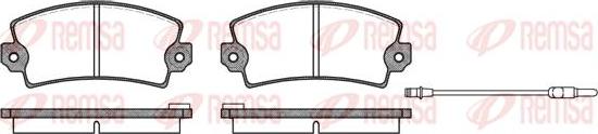 Kawe 0021 96 - Kit de plaquettes de frein, frein à disque cwaw.fr