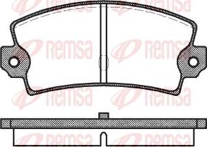 Kawe 0021 40 - Kit de plaquettes de frein, frein à disque cwaw.fr