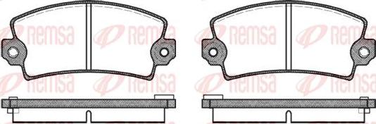 Kawe 0021 06 - Kit de plaquettes de frein, frein à disque cwaw.fr