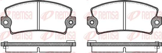 Kawe 0021 16 - Kit de plaquettes de frein, frein à disque cwaw.fr