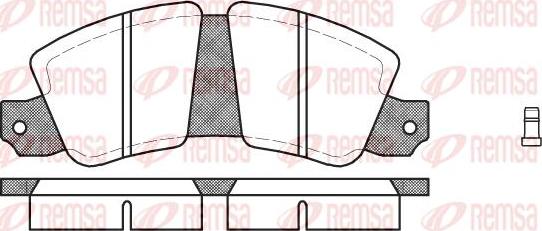 Kawe 0023 02 - Kit de plaquettes de frein, frein à disque cwaw.fr