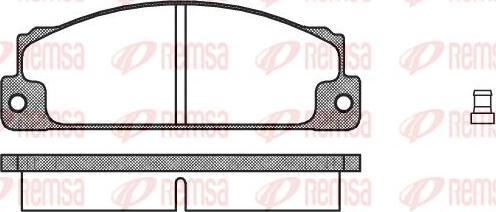 Kawe 0022 02 - Kit de plaquettes de frein, frein à disque cwaw.fr