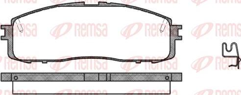 Kawe 0199 34 - Kit de plaquettes de frein, frein à disque cwaw.fr