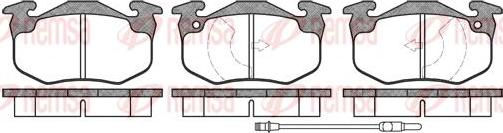 Kawe 0144 02 - Kit de plaquettes de frein, frein à disque cwaw.fr