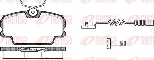 Kawe 0145 02 - Kit de plaquettes de frein, frein à disque cwaw.fr