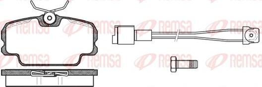 Kawe 0145 11 - Kit de plaquettes de frein, frein à disque cwaw.fr