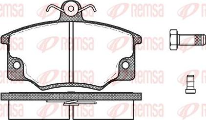 Kawe 0146 44 - Kit de plaquettes de frein, frein à disque cwaw.fr