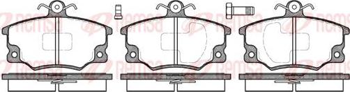 Kawe 0146 80 - Kit de plaquettes de frein, frein à disque cwaw.fr