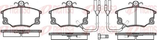 Kawe 0146 22 - Kit de plaquettes de frein, frein à disque cwaw.fr