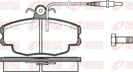 Kawe 0141 24 - Kit de plaquettes de frein, frein à disque cwaw.fr