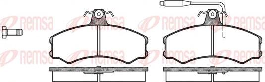 Kawe 0143 02 - Kit de plaquettes de frein, frein à disque cwaw.fr