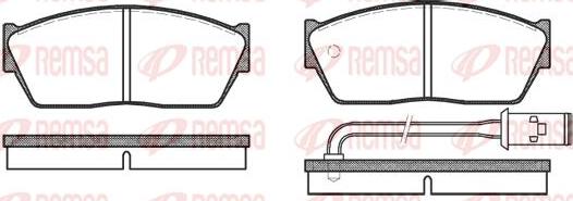 Kawe 0147 11 - Kit de plaquettes de frein, frein à disque cwaw.fr