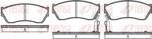 Kawe 0147 22 - Kit de plaquettes de frein, frein à disque cwaw.fr