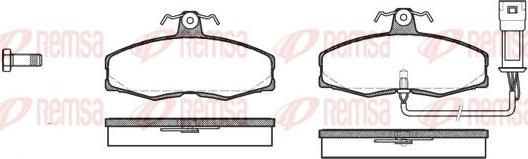 Kawe 0154 02 - Kit de plaquettes de frein, frein à disque cwaw.fr