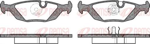 Kawe 0155 00 - Kit de plaquettes de frein, frein à disque cwaw.fr