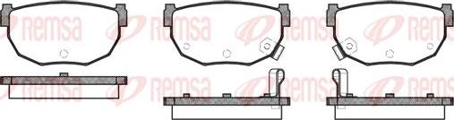 Kawe 0151 12 - Kit de plaquettes de frein, frein à disque cwaw.fr