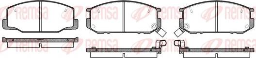 Kawe 0152 12 - Kit de plaquettes de frein, frein à disque cwaw.fr