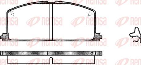 Kawe 0167 04 - Kit de plaquettes de frein, frein à disque cwaw.fr