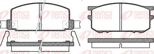 Kawe 0109 12 - Kit de plaquettes de frein, frein à disque cwaw.fr