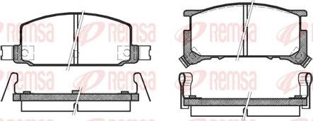 Kawe 0109 34 - Kit de plaquettes de frein, frein à disque cwaw.fr