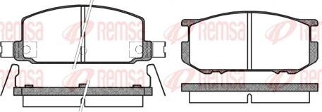 Kawe 0109 22 - Kit de plaquettes de frein, frein à disque cwaw.fr