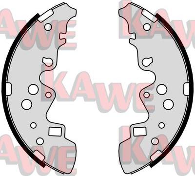 Kawe 01066 - Jeu de mâchoires de frein cwaw.fr