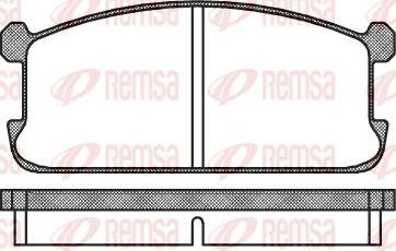 Kawe 0106 00 - Kit de plaquettes de frein, frein à disque cwaw.fr