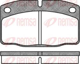 Kawe 0101 00 - Kit de plaquettes de frein, frein à disque cwaw.fr