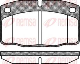 Kawe 0101 20 - Kit de plaquettes de frein, frein à disque cwaw.fr