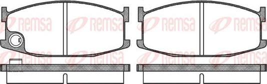 Kawe 0108 10 - Kit de plaquettes de frein, frein à disque cwaw.fr