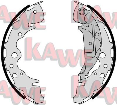 Kawe 01025 - Jeu de mâchoires de frein cwaw.fr