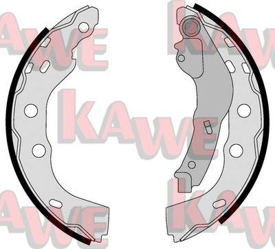 Kawe 01071 - Jeu de mâchoires de frein cwaw.fr