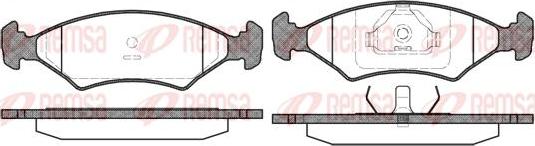 Kawe 0119 15 - Kit de plaquettes de frein, frein à disque cwaw.fr