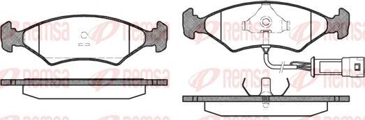 Kawe 0119 32 - Kit de plaquettes de frein, frein à disque cwaw.fr