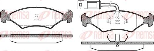 Kawe 0119 22 - Kit de plaquettes de frein, frein à disque cwaw.fr