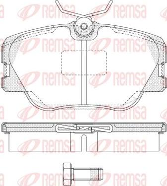 Kawe 0189 00 - Kit de plaquettes de frein, frein à disque cwaw.fr