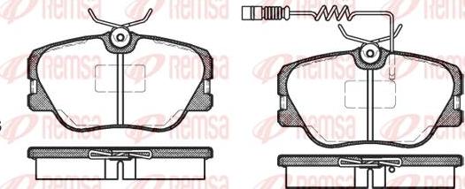 Kawe 0189 02 - Kit de plaquettes de frein, frein à disque cwaw.fr