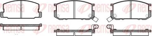 Kawe 0180 02 - Kit de plaquettes de frein, frein à disque cwaw.fr