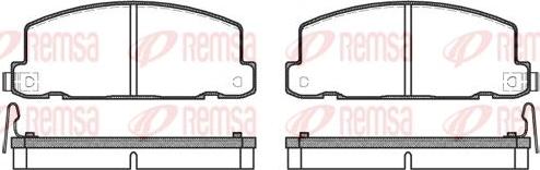 Kawe 0181 04 - Kit de plaquettes de frein, frein à disque cwaw.fr