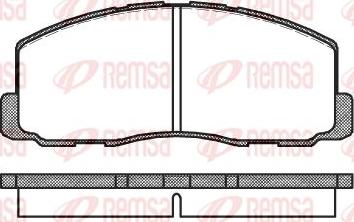 Kawe 0188 00 - Kit de plaquettes de frein, frein à disque cwaw.fr