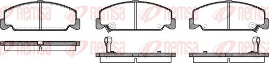 Kawe 0182 12 - Kit de plaquettes de frein, frein à disque cwaw.fr