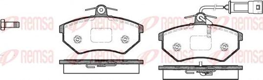 Kawe 0134 42 - Kit de plaquettes de frein, frein à disque cwaw.fr